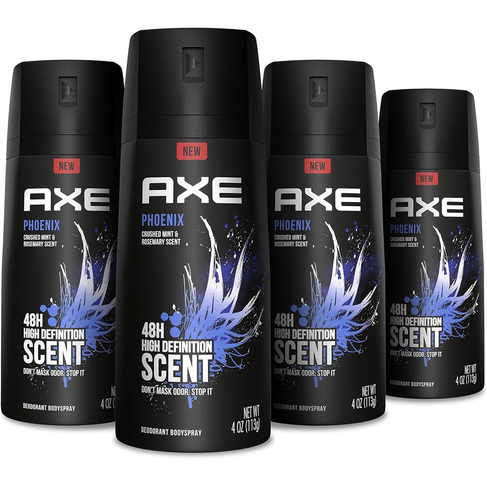 Axe Phoenix 48H High Definition Scent Deodorant Body Spray 4 Ounce front view