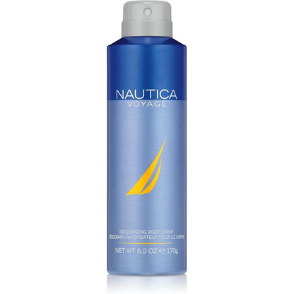 Nautica Voyage All Over Body Spray for men front view showcase