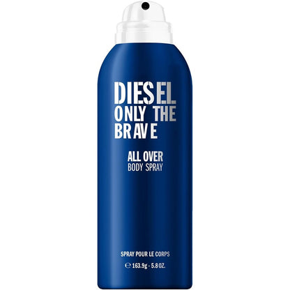 Diesel Only The Brave All Over Fresh Body Spray front view of the premium aluminum aerosol can