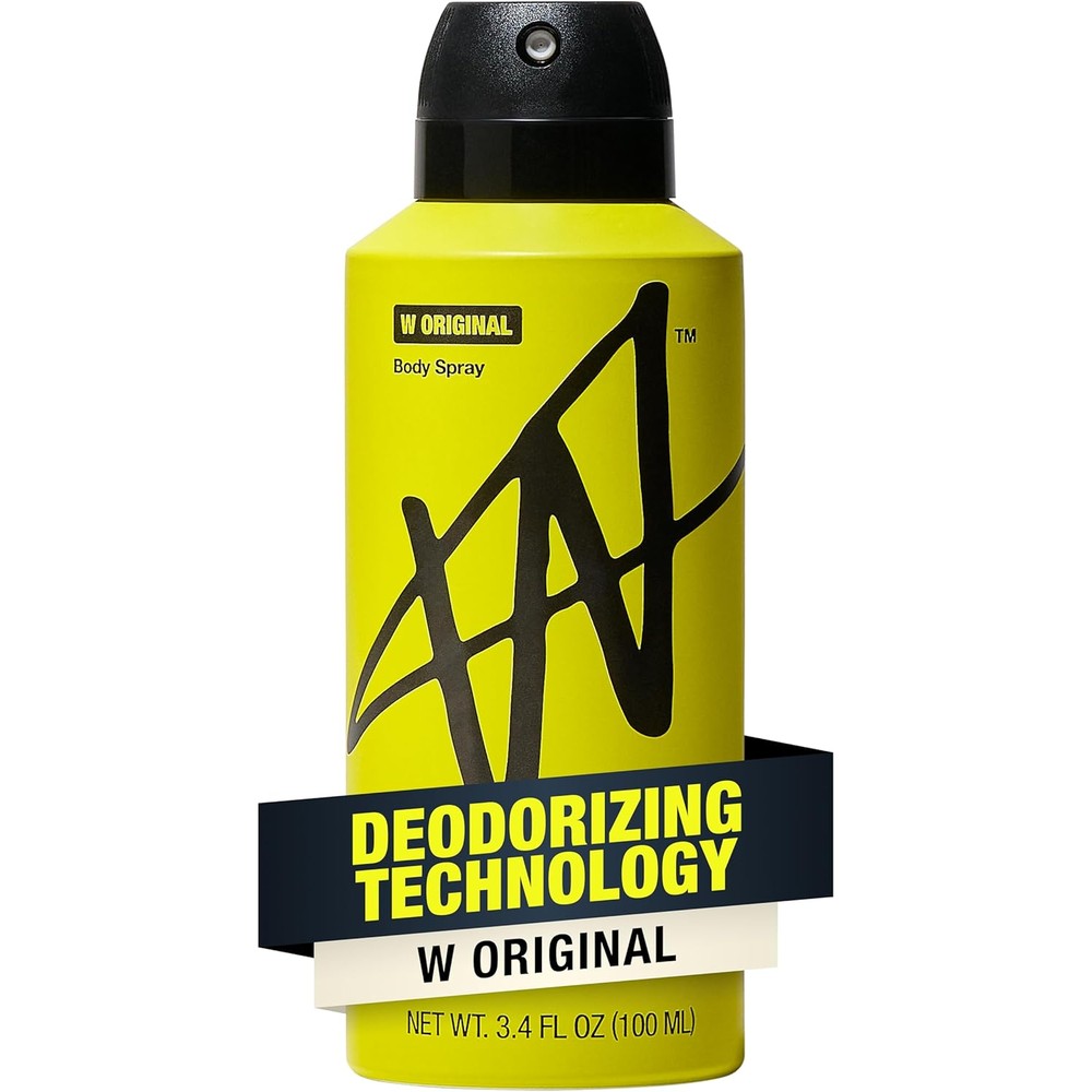W by Jake Paul Original Body Spray front view showcasing the modern premium packaging.