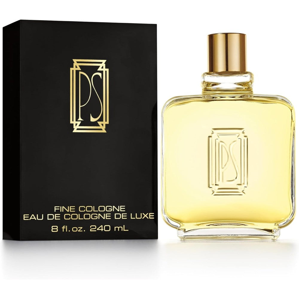 Paul Sebastian Men's Fine Cologne De Luxe eight fluid ounce front view classic splash bottle