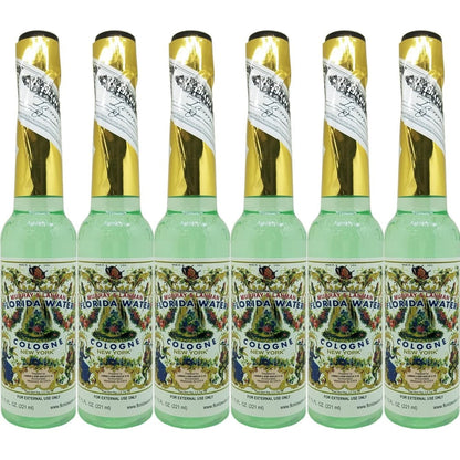 Lanman And Kemp Authentic Real Florida Water Cologne six bottle pack front view