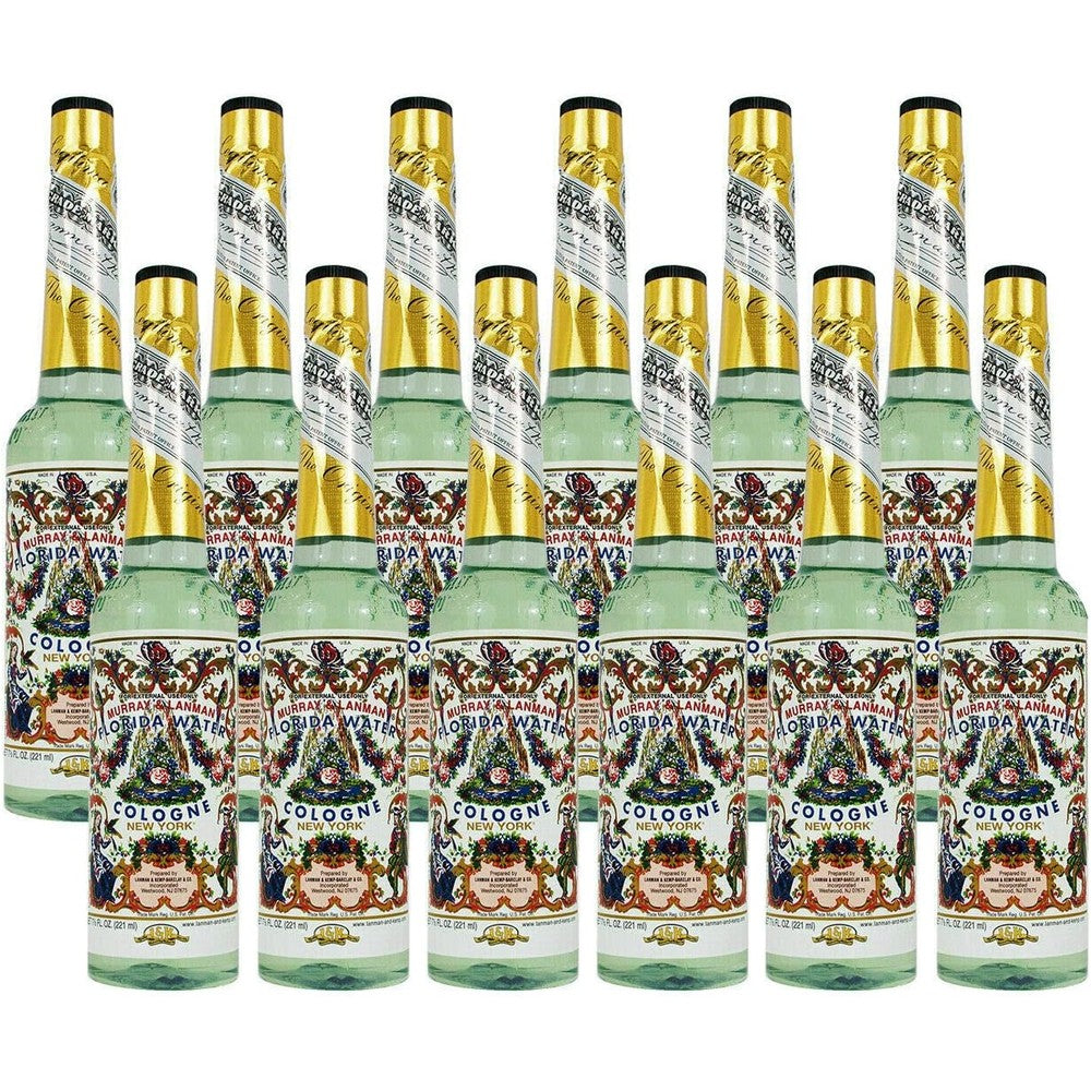 Murray And Lanman Florida Water Cologne Authentic Agua Florida Citrus And Floral Scent Aftershave And Spiritual Cleansing 7.5 Fluid Ounce Pack Of 12 - Image 1