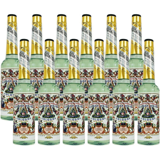 Murray And Lanman Florida Water Cologne Authentic Agua Florida Citrus And Floral Scent Aftershave And Spiritual Cleansing 7.5 Fluid Ounce Pack Of 12 - Image 1