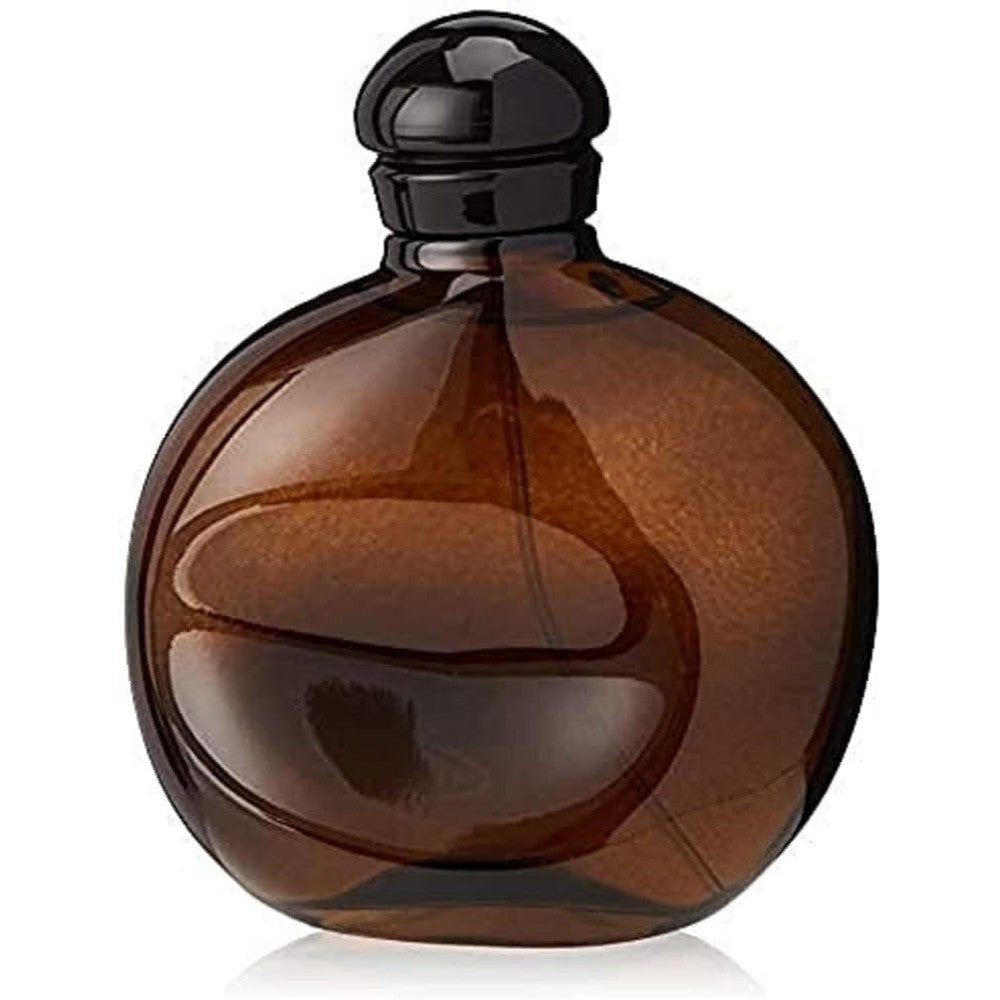 Halston Z-14 For Men Cologne Spray eight ounce front view showing distinctive amber colored glass bottle