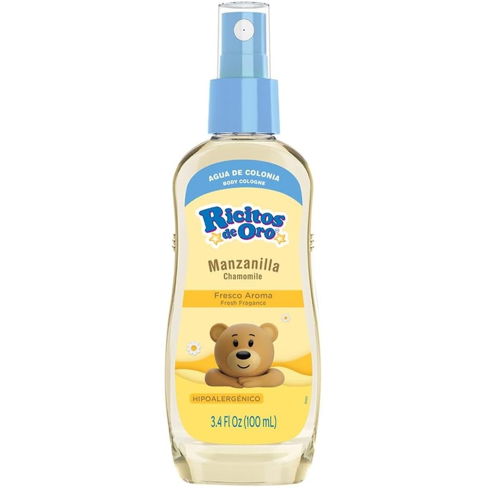Grisi Ricitos Oro Chamomile Baby Cologne front view bottle