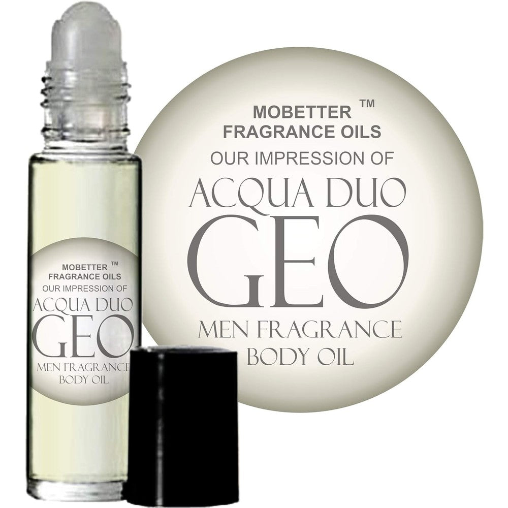 Mobetter Fragrance Oils Acqua Duo Geo roll on bottle front view