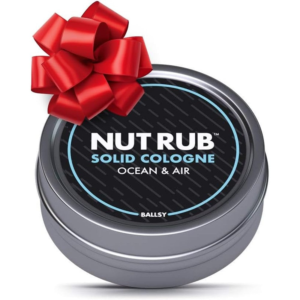 Ballsy Body and Groin Rub Ocean and Air solid cologne front view