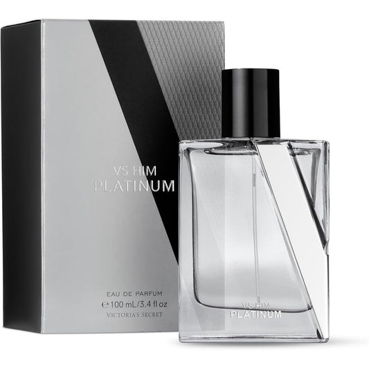 Victoria's Secret VS Him Platinum men's cologne front view bottle