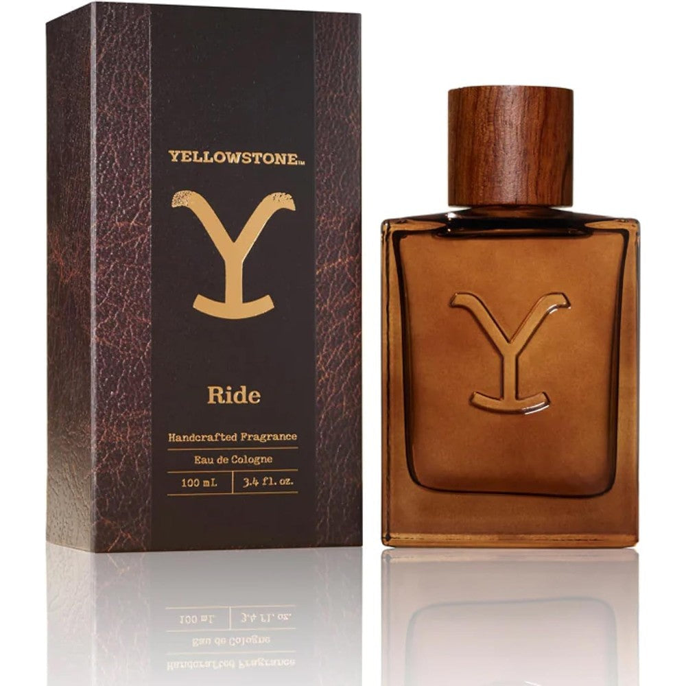 Tru Fragrance Beauty Yellowstone Ride cologne bottle front view