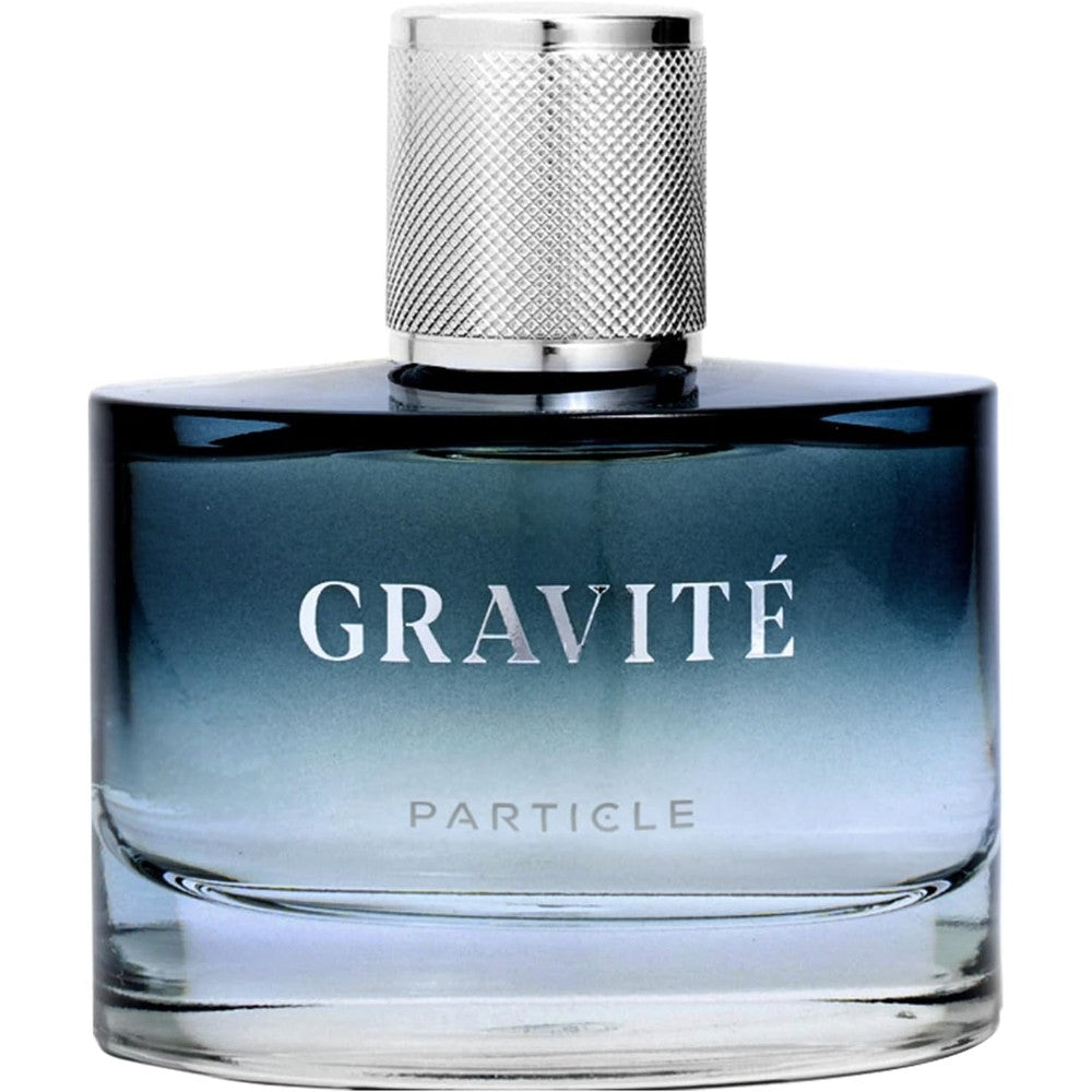 Particle Gravité cologne spray bottle front view