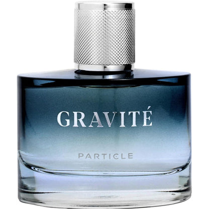 Particle Gravité cologne spray bottle front view