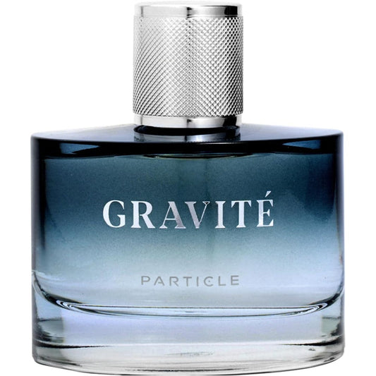 Particle Gravité cologne spray bottle front view
