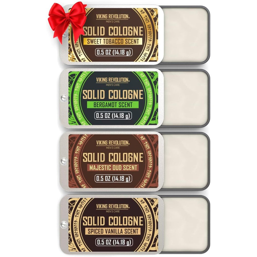Viking Revolution 4 Pack Mens Solid Cologne set front view