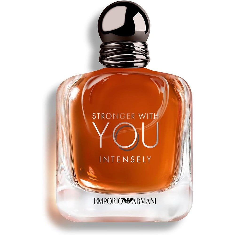 Armani Beauty Stronger With You Intensely cologne front view