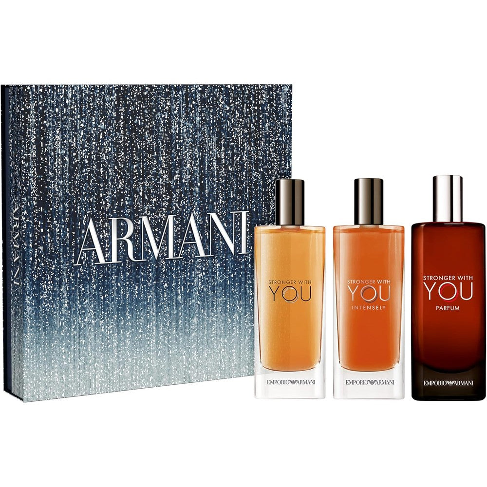 Armani Beauty Stronger With You Discovery Trio set front view