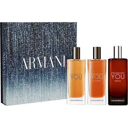 Armani Beauty Stronger With You Discovery Trio set front view