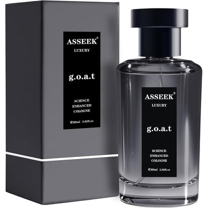 Asseek G.O.A.T Cologne for men front view bottle