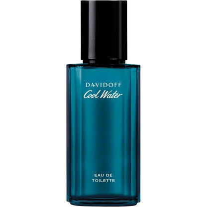 Davidoff Cool Water Eau De Toilette forty millilitre front view authentic men cologne bottle