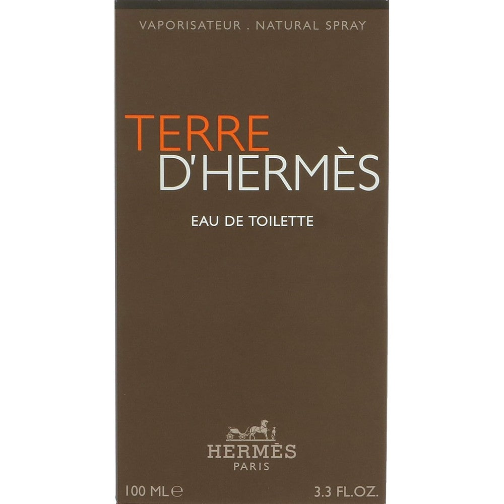 Hermes Terre D'Hermes Eau de Toilette 100ml bottle front view authentic luxury fragrance for men