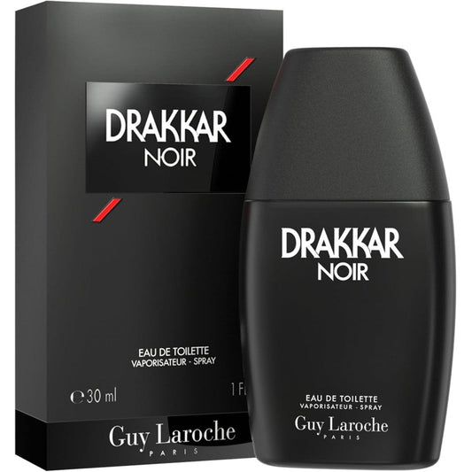 Guy Laroche Drakkar Noir thirty milliliter bottle front view authentic men cologne