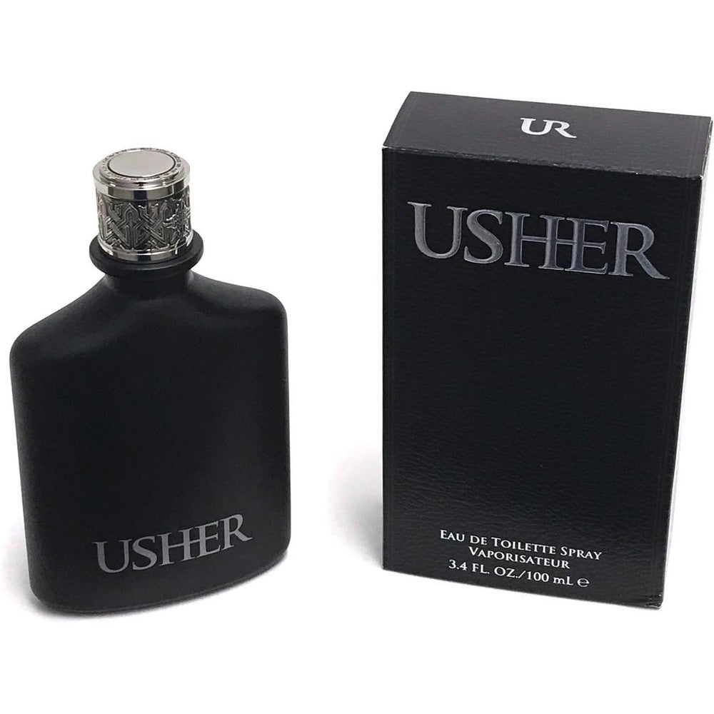 Usher by Usher for Men Eau de Toilette Spray 3.4 Ounce front view bottle