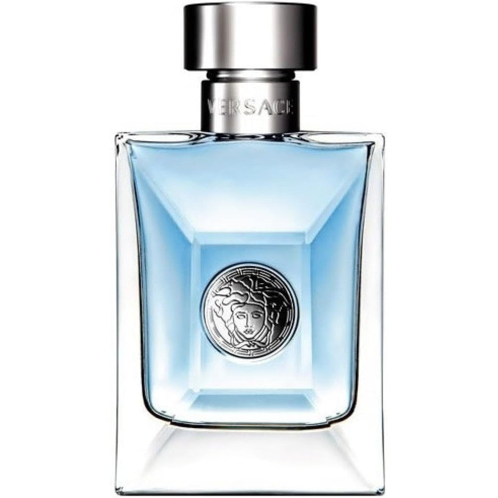 Versace Pour Homme Eau de Toilette 200 milliliter bottle front view luxury mens fragrance