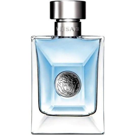 Versace Pour Homme Eau de Toilette 200 milliliter bottle front view luxury mens fragrance