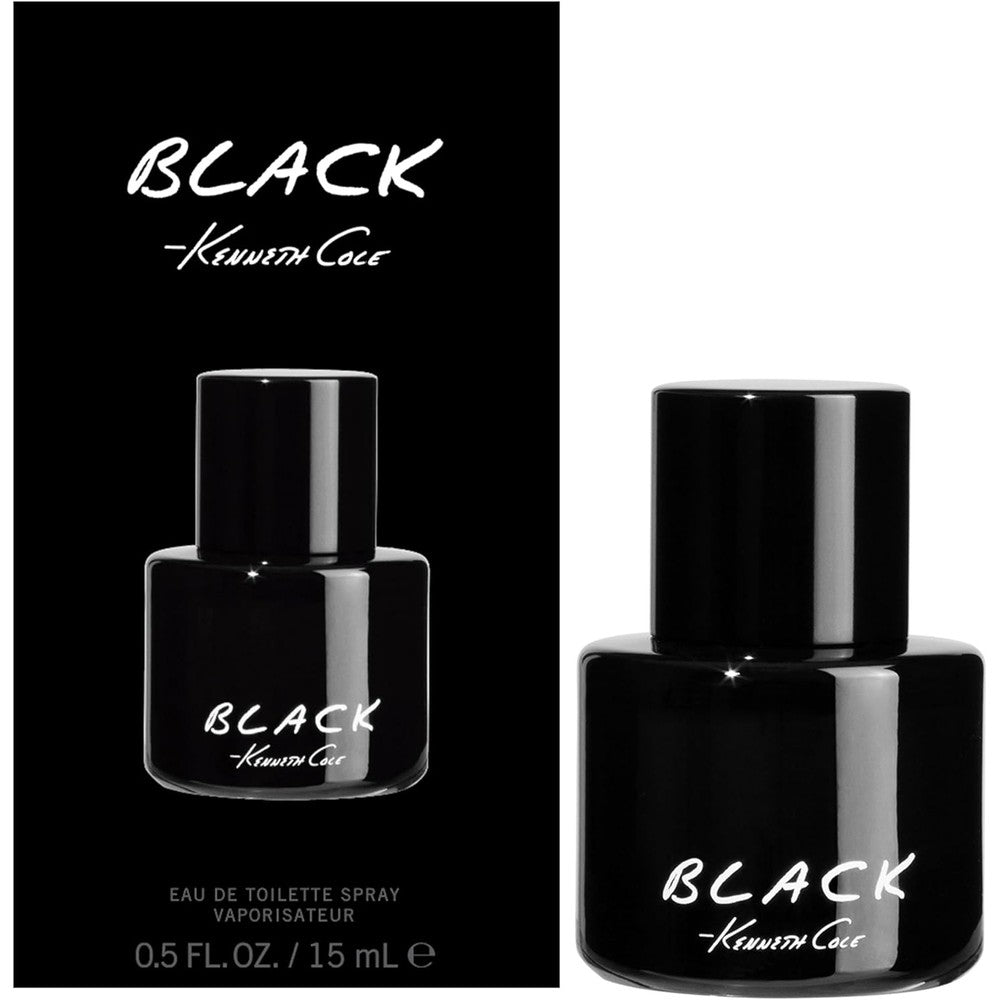 Kenneth Cole Black Eau de Toilette for men front view bottle