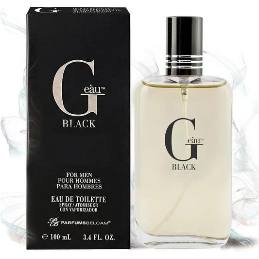 PB ParfumsBelcam G Eau Black Eau De Toilette Spray front view bottle