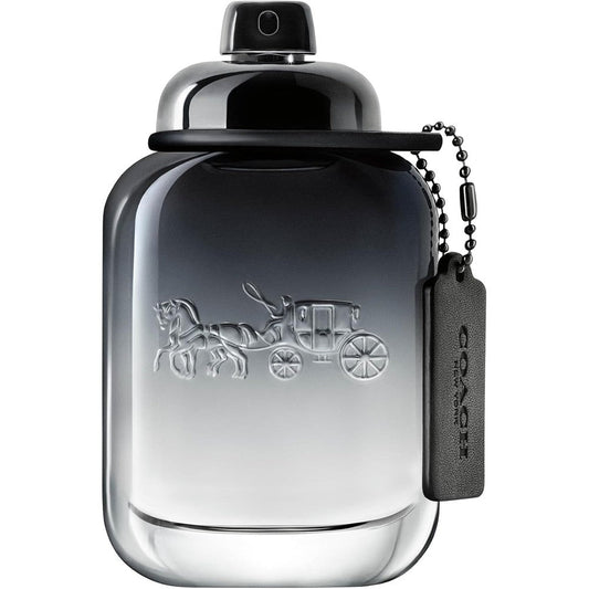 Coach for Men Eau de Toilette 60ml bottle front view featuring graduated black to clear glass design