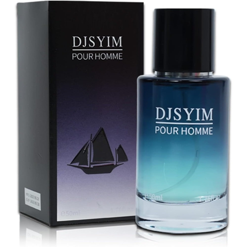 DJSYIM Men's Eau de Toilette pheromone cologne front view showing the 1.7 Ounce bottle.