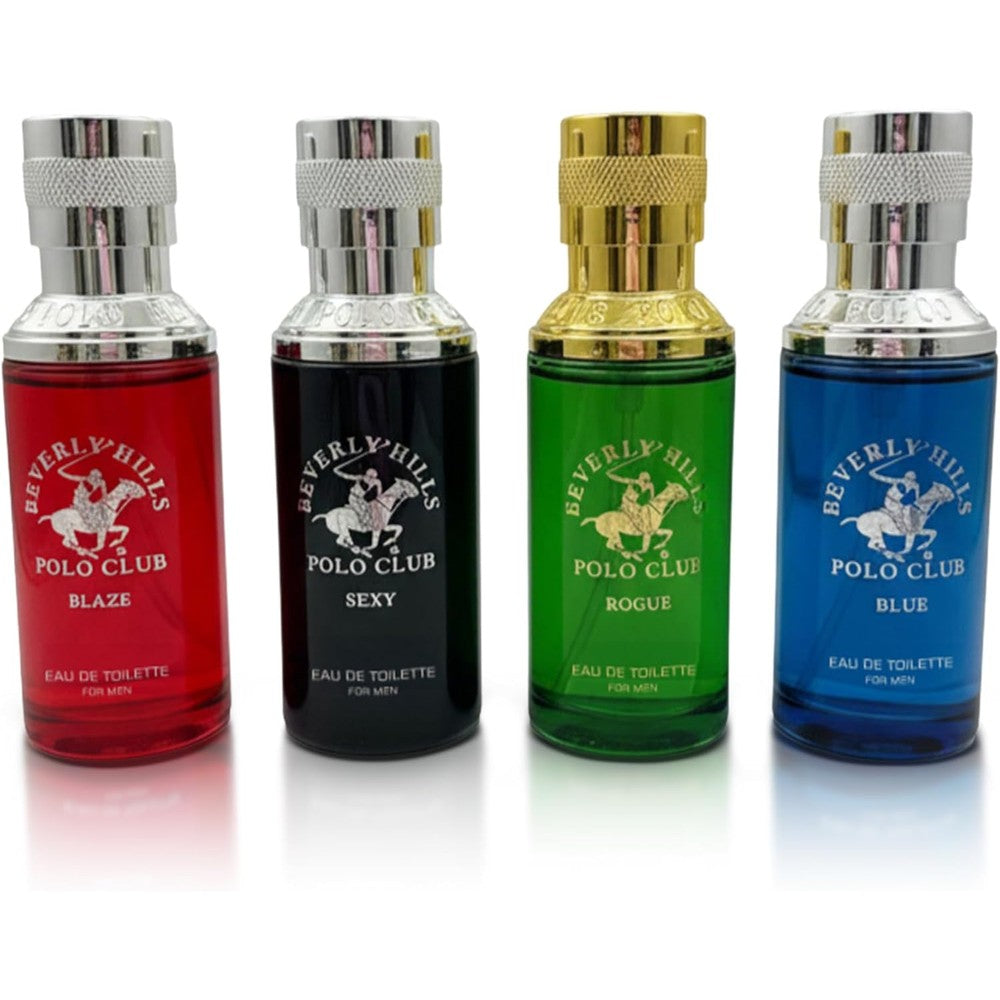 Beverly Hills Polo Club men's fragrance collection gift set front view
