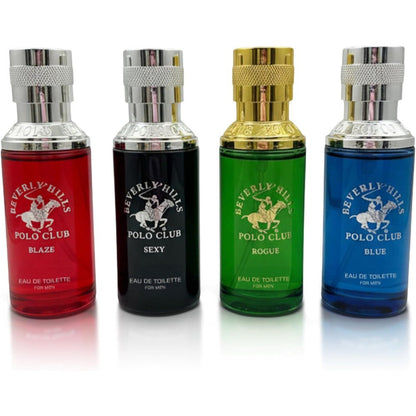 Beverly Hills Polo Club men's fragrance collection gift set front view