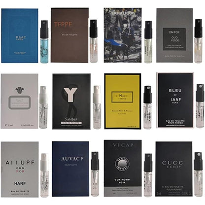 Bpaat men's cologne sampler set with 12 vials front view