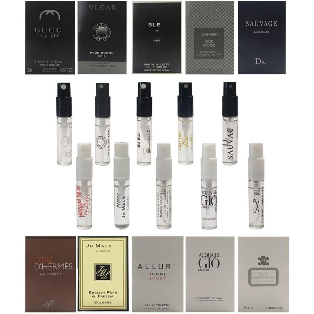Huatsing Men’s Designer Fragrance Sampler set front view