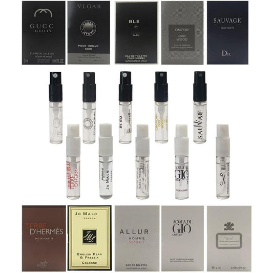 Huatsing Men’s Designer Fragrance Sampler set front view