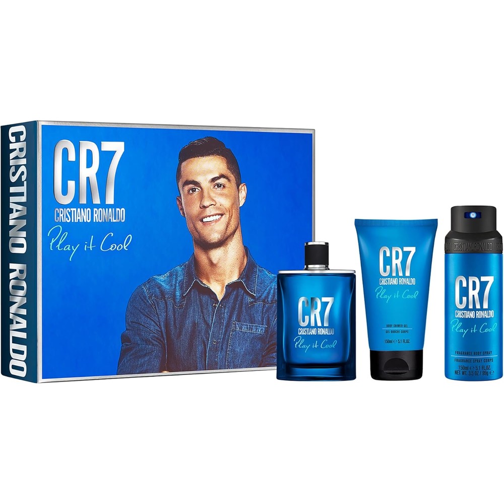 Cristiano Ronaldo Play It Cool 3 Piece Gift Set front view