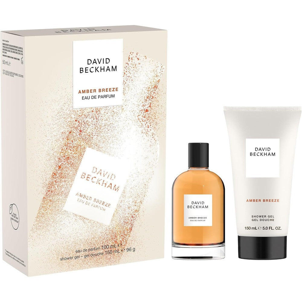 David Beckham Amber Breeze gift set front view
