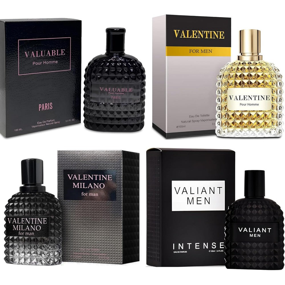 A Center men's cologne gift set 4 piece combo front view