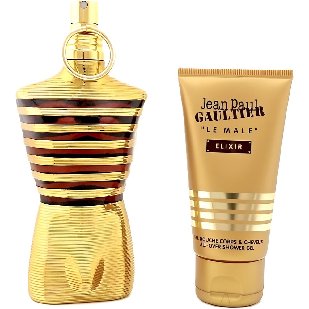 Jean Paul Gaultier Le Male Elixir two piece gift set front view