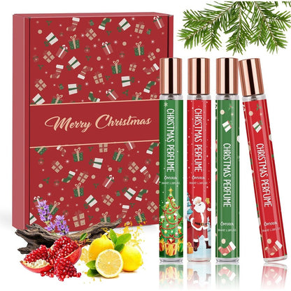 Ofun perfume gift set front view featuring four 35 milliliter bottles