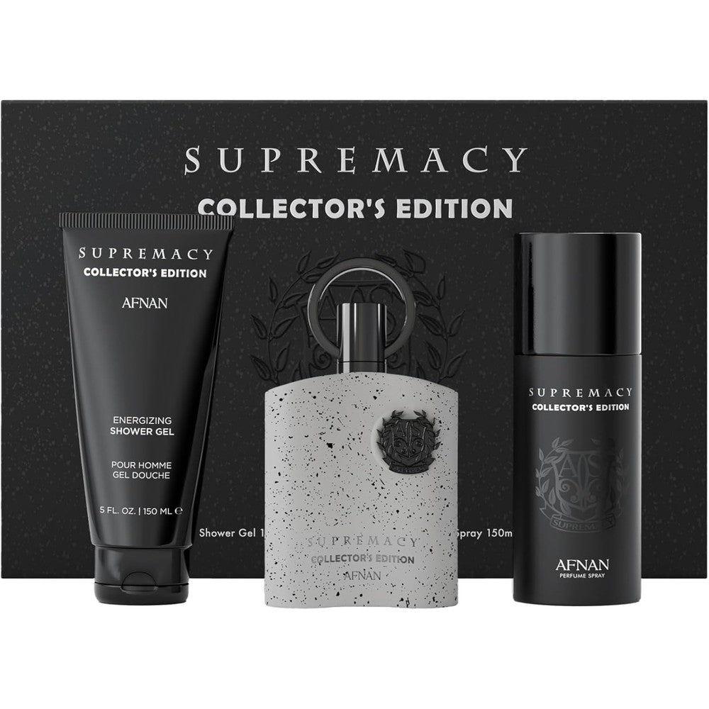 Afnan Supremacy Collector's Edition perfume gift set front view