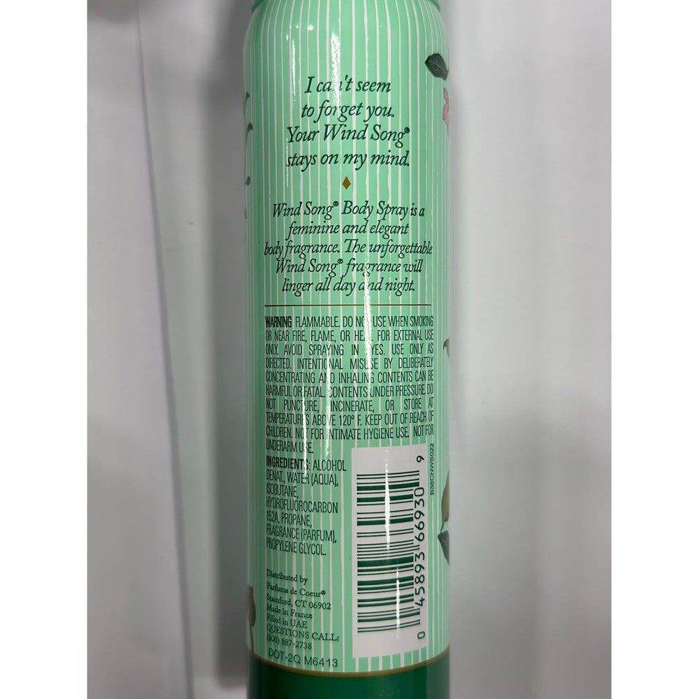 Prince Matchabelli Wind Song body spray pack of 3 front view