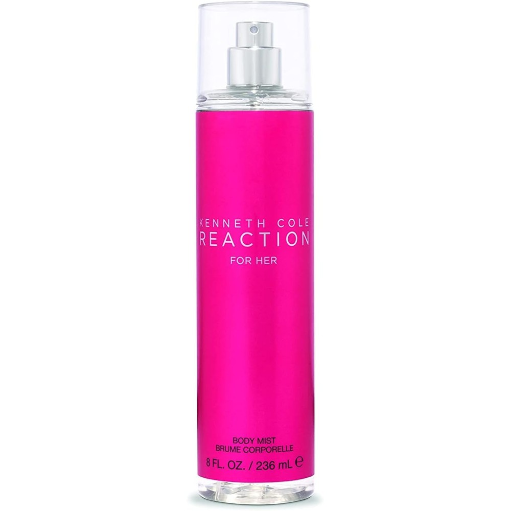 Kenneth Cole Reaction for Her body mist front view bottle