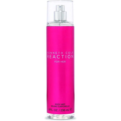 Kenneth Cole Reaction for Her body mist front view bottle