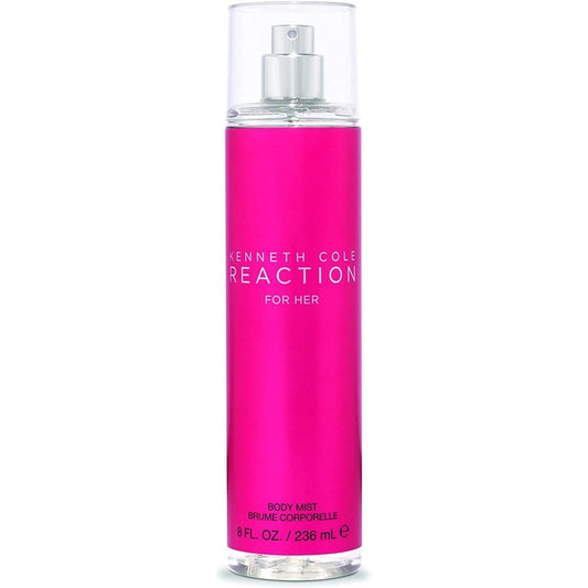 Kenneth Cole Reaction for Her body mist front view bottle