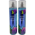 Bath and Body Works Moonlight Path Fine Fragrance Mist front view value pack bottles showcasing the purple floral label design.