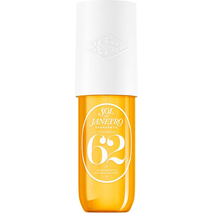Sol De Janeiro Cheirosa 62 Hair And Body Perfume Mist front view in yellow bottle