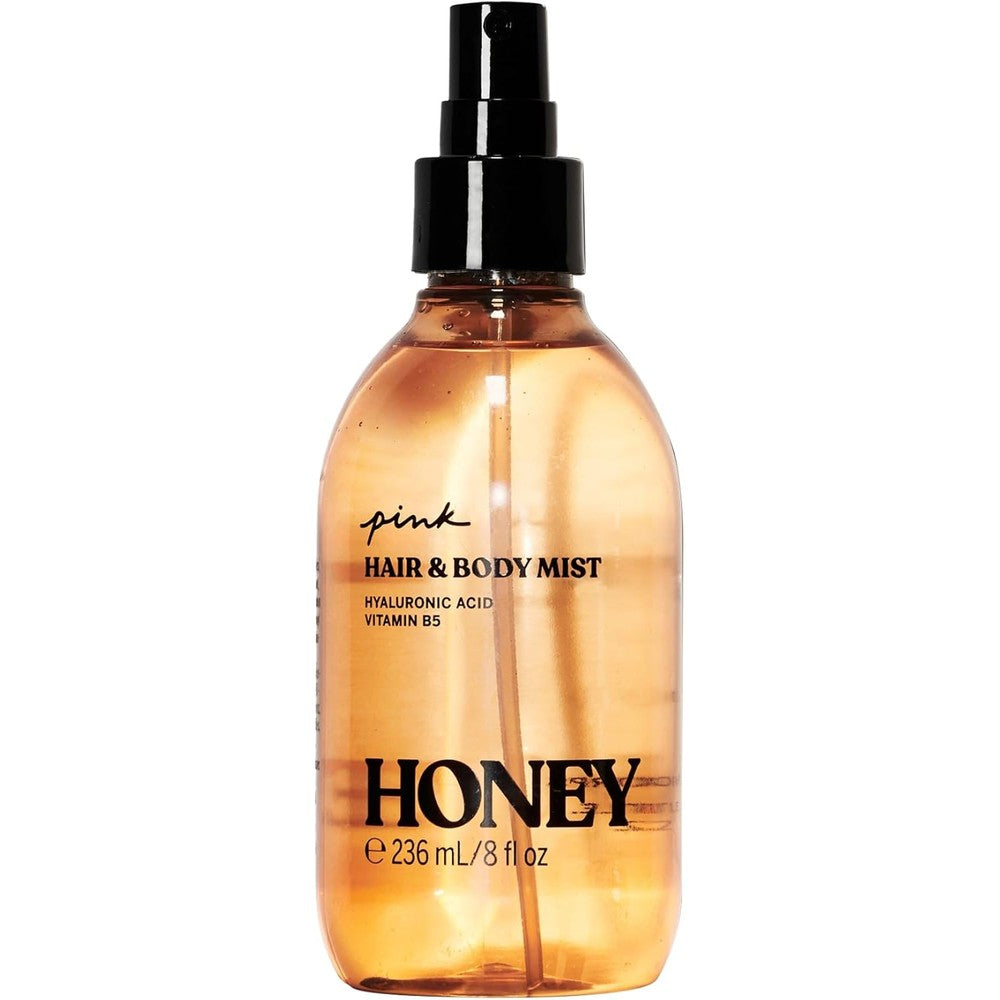 Victoria's Secret PINK Honey Hair And Body Mist Perfume Spray For Women 8 Fluid Ounces - Image 1